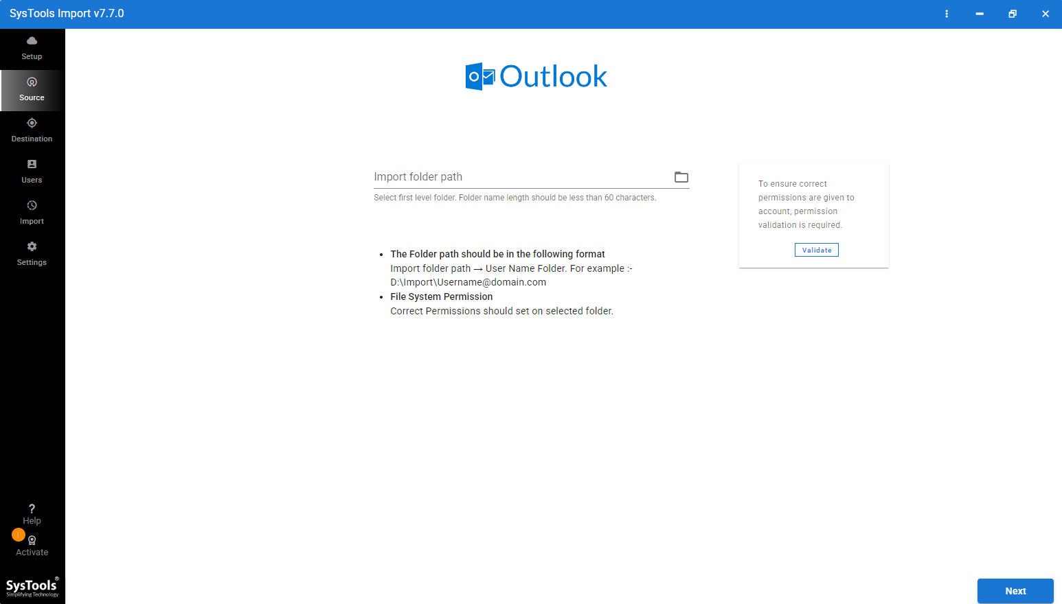 select outlook calendar