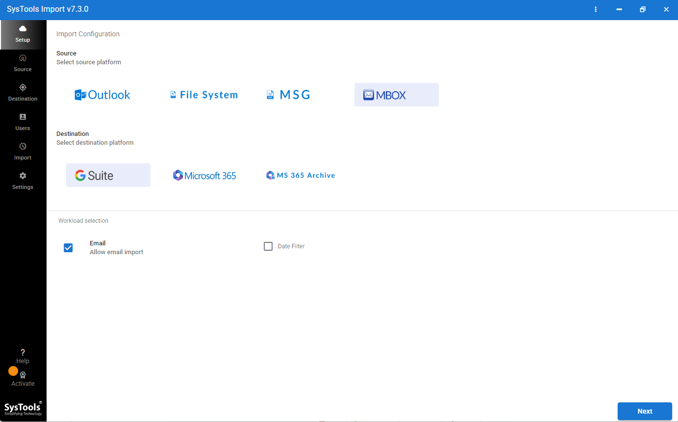 Google Vault to Office 365 Migration Tool