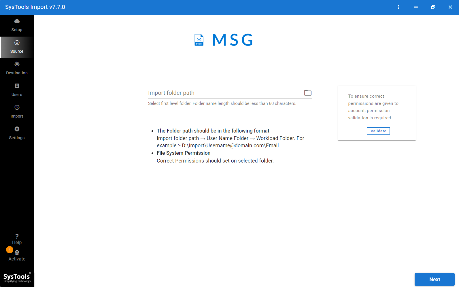 load msg files