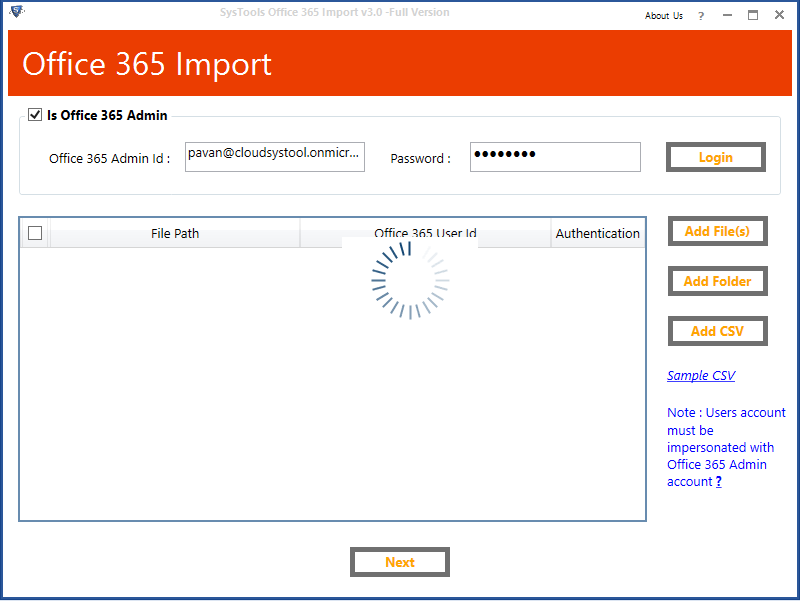 admin settings